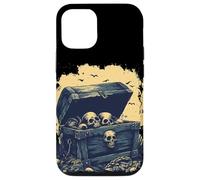 Cofre del tesoro pirata dorado para un hallazgo legendario Carcasa para iPhone 12/12 Pro