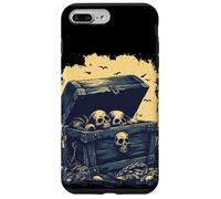 Cofre del tesoro pirata dorado para un hallazgo legendario Carcasa para iPhone 7 Plus/8 Plus