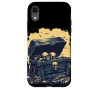 Cofre del tesoro pirata dorado para un hallazgo legendario Carcasa para iPhone XR