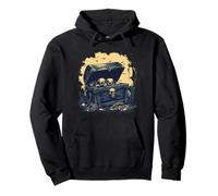 Cofre del tesoro pirata dorado para un hallazgo legendario Sudadera con Capucha