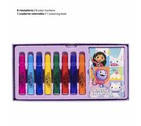 Cofre para colorear de gabby's dollhouse - incluye rotuladores, acuare