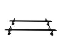 Cofre Techo Portaequipajes De Aluminio Tipo Escalera para Camión, Ajustable, 53", con Dos Barras Transversales, Color Negro Bolsa Coche