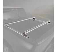Cofre Techo Portaequipajes Universal Ajustable para Caja De Camioneta Y Perfil Fijación Aluminio con Barra Transversal Barras Techo Aluminio