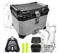Cofre Trasero Para Moto - Capacidad 45L | Caja Para Motocicleta Con Cerradura de Seguridad e Impermeable | Top Case Para Equipaje