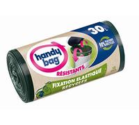 Cofresco práctica bolsa de basura bolsa de 15 manijas Sliding reciclados 30 L Fijación elástica - juego de 3