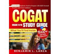 COGAT Grade 9/10 STUDY GUIDE: Everything Students Need to Prepare with Skill-Focused Practice and Clear Guidance.