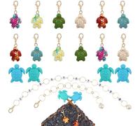 COGCHARGER Juegos De Herramientas Para Tejer 18 pieza Que Incluyen Marcadores De Puntadas Cadenas Para Contar Filas De Tejido Y Topes De Tejido De Silicona Para Proyectos De Tejido