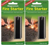 Coghlan de magnesio arrancador de fuego w/Flint fácil emergencia Mag Bar (2 unidades)