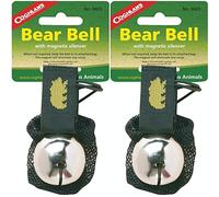 Coghlan's Bear Bell - Bolsa de almacenamiento magnética para silenciador, color plateado (paquete de 2)