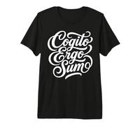 Cogito Ergo Sum Estudiante de Filosofía Latina Camiseta Premium