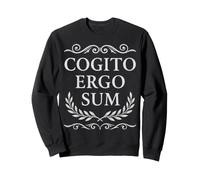 Cogito Ergo Sum Filosofía Latina Creo Que por lo Tanto Soy Sudadera