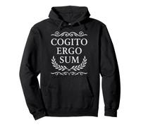 Cogito Ergo Sum Filosofía Latina Creo Que por lo Tanto Soy Sudadera con Capucha