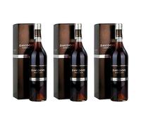 Cognac Davidoff Classic 20 años destilado premium selección gourmet - 3 Botellas x 70 cl