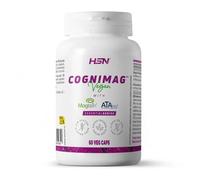 HSN Cogni Mag Magnesio L-Treonato 1000mg Magtein® | 60 Cápsulas Vegetales | con Magnesio Taurato ATA Mg® y Ácido Pantoténico que contribuye al rendimiento intelectual normal | Vegano, Sin Gluten