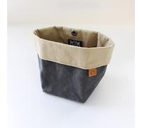 Cohana Accessory pouch waxed canvas 15.5x9cm grey - 1pc