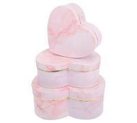 COHEALI 1 Juego de Cajas de Papel en Forma de Corazón, Caja de Flores para El Día de San Valentín, de Almacenamiento de Cumpleaños con Tapa