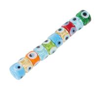 COHEALI 10 Cuentas de Vidrio para Manualidades Cuentas de Mal de Ojo, Delicadas Forma Hermosa para Hacer Collares y Decoración Artesanal Color Aleatorio