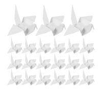 COHEALI 100 Grullas de Origami Prefabricadas de Papel en Color Claro para Decoración de Fiesta y Evento, Accesorio Fácil de Combinar para Fotografía de Boda