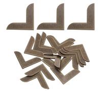 COHEALI 100 piezas Protector de Esquina Metálico Vintage para Libros Guardas de Borde Tono Bronce Antiguo Refuerzo Resistente para Álbumes Scrapbooks y Manualidades Fácil Instalación