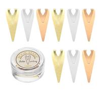 COHEALI 12 Marcadores de Página de Latón Vintage Clips Metálicos Mixtos Mini Dardos para Libros para Estudiantes y Lectores Caja 12 Unidades para Uso Escolar y Oficina