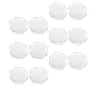 COHEALI 12 Piezas Acondicionador de Hilo de Cera de Abejas Blanco con Caja de Plástico para Coser y Bordar, para Cremalleras Atascadas, Fácil de Almacenar para Labores de Costura