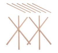 COHEALI 12 Piezas Moldura Decorativa de Estilo Rústico en Madera Maciza para Paredes Interiores Borde Geométrico Adecuado para Molduras de Armarios y Puertas