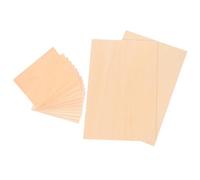 COHEALI 14 Piezas Tableros de Madera de Tilo sin Terminar Contrachapado Multifuncional para Manualidades Grabado y Modelismo Variados para Proyectos Creativos