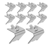 COHEALI 15 Clips de Repuesto para Estantes de Refrigerador de Acero Inoxidable, Hebillas de Soporte de 1,5 Mm para Congeladores Comerciales, Clips para Soporte Cuadrado de Estantes