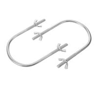 COHEALI 2 Pcs Ganchos en U para Radiador de Aceite - Perno de Fijación Universal para Calefactor Eléctrico - Kit de Montaje de Metal con Tuercas de Aletas para Habitaciones