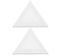 COHEALI 2 Piezas de Tablero Irregular para Pintura Creativa Acrílica y Óleo, Lienzo Triangular 15 Cm, Panel de Algodón para Estudiantes y Aficionados, Decoración Artística
