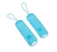 COHEALI 2 Piezas Funda Protectora de Silicona Color Azul Fluorescente Compatible con Marcas Populares, Antideslizante, Que Paquete para Control de TV