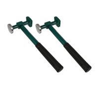 COHEALI 2 Piezas Martillo para Chapa Metálica de Coche con Mango de Acero de Herramienta Resistente para Reparación de Abolladuras Carrocerías y Paneles de Vehículos para Chapistas y