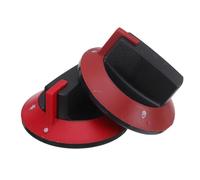 COHEALI 2 Piezas Perilla de Repuesto para Estufa de Gas Sobremesa Roja Grande 0 Grados Eje de 8 Mm, Resistente al Calor, Control Preciso de Temperatura para Cocina y Horno de Gas