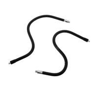 COHEALI 2 Piezas Tubo Extensible de Cuello de Cisne Metálico para Micrófono | 15, 75 Pulgadas, Adaptador Roscado 1/4 a M8, Color Negro, Tubo Flexible para Soporte y Portaherramientas