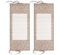 COHEALI 2 Rollos de Papel de Pergamino en Blanco para Caligrafía y Pintura Material Compuesto, Fácil Manejo y Lenta Infiltración para Arte de Acuarela y Manualidades