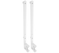 COHEALI 2 Soportes Ajustables para Mesa con Varilla para Paneles Perforados, Ideales para El Hogar Y La Oficina, Perfectos para Organizar Suministros, Herramientas Y Accesorios. Color Blanco.