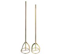 COHEALI 2 varillas de agitación eléctricas de aleación para cemento, accesorios para mezcla de pintura y mortero, herramientas eléctricas compatibles para construcción y decoración de estilo aleatorio