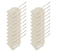 COHEALI 20 Juegos Adorno DIY Colgante Forma de Casa de Madera sin Terminar Material para Pintar y Decorar Creativamente para Manualidades Infantiles