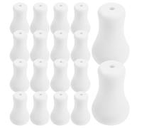 COHEALI 20 Piezas Perilla de Repuesto, Fácil de Reparar | Extremo del Cordón de Tracción, Accesorios para Persianas y Estores Clásicos, Acabado Liso Blanco