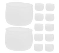 COHEALI 20 Piezas Protector Patas Sillas Silicona Blanco Unidades Calcetines para Muebles Cubre Patas Mesas Sillas Antirruido para Hogar Oficina