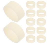 COHEALI 20 Piezas Soportes de Silicona Beige para Velas Cónicas Protección de Muebles y Diseño Conveniente, Ideales para Mesas de Banquetes y Reuniones al Aire Libre