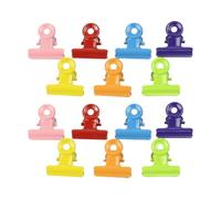 COHEALI 20 Pinzas Metálicas Pequeñas de Colores Variados para Oficina y Hogar, Construcción Resistente y Diseño Compacto para Organizar Papeles y Recetas Color Aleatorio