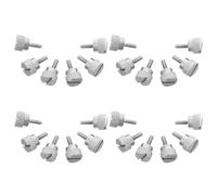 COHEALI 20 Unidades Tornillo para Prensatelas de Máquina de Coser de Acero Plata Diseño de Cambio Rápido y Estructura de Gran Cabeza para Proyectos de Costura en Casa