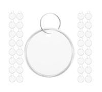 COHEALI 200 Piezas Etiquetas para Llaves, Llaveros Etiquetas Redondas de Aluminio Blanco para Llaves de Coche y Puerta, Uso Doméstico y Vehículo