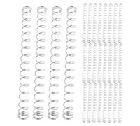 COHEALI 200 Unidades Resorte de Metal para Diademas y Sombreros de 7 Cm, Acero Inoxidable Plata Alta Precisión y Durabilidad para Accesorios de Fiesta y Creaciones DIY