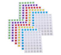 COHEALI 24 Hojas Pegatinas de Estrellas Holográficas Autoadhesivas para Recompensas Escolares, Papel Fácil de Despegar, Diseño Brillante Adecuado para Tablas de Comportamiento y