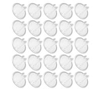 COHEALI 25 Clips para Letreros de Plástico Transparente, Sujetadores para Etiquetas de Estantería, Portaetiquetas para Supermercados y Tiendas, Suministros de Marketing, Pack de 25