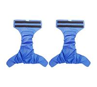 COHEALI 2piezas Pañales Impermeables Para Adultos Cómodos y Reutilizables Antifugas y Ajustables Para Viajes y Uso Diario Azules