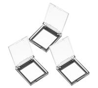 COHEALI 3 Piezas Cubierta Protectora para Botón Pulsador de 26mm con Adhesivo Doble Cara, Plástico Transparente y Base Negra, Adecuado para Lavadoras y Lavavajillas en Aplicaciones