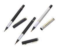 COHEALI 3 Piezas Pluma de Caligrafía Portátil de Acero Inoxidable Diseño Recargable y Flujo de Tinta Suave para Viaje y Trabajo, Opción Elegante para Principiantes